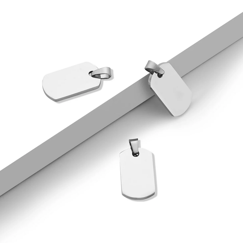 Graverbar Hängberlock i Rostfritt Stål